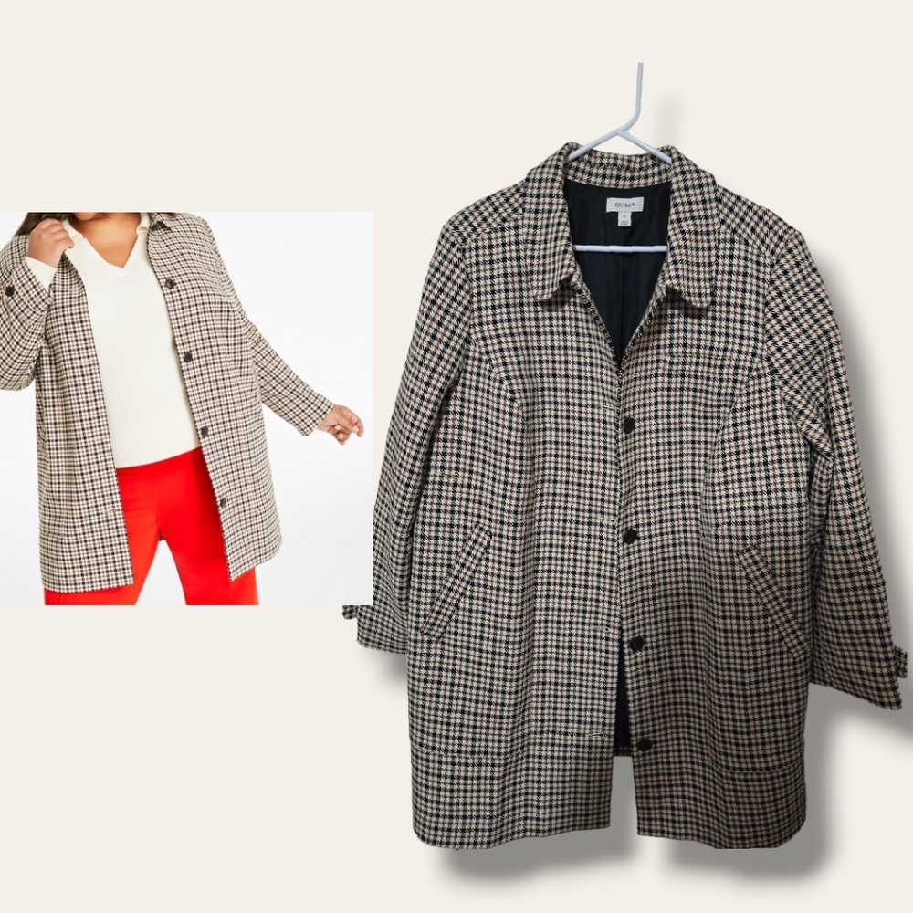 Beautiful Houndstooth Women's Coat